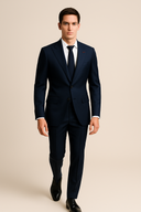 Black Plain Weave – Classic formal